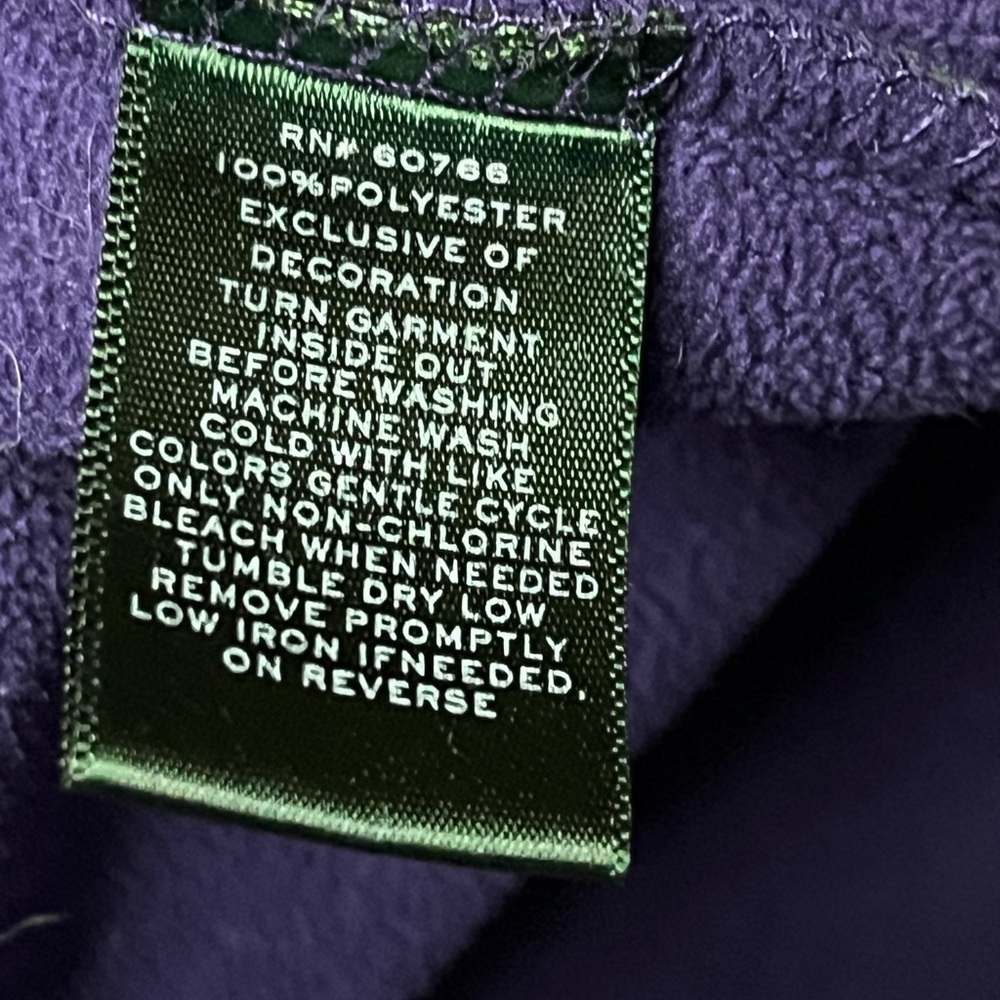 Fleece Robe purple Grn Pink XL - Picture 10 of 10